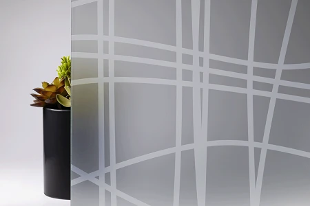 acid-etched glass acid-etched glass